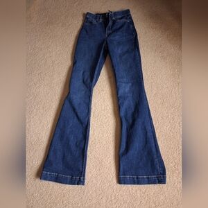 SPANX Dark Blue Flare Jeans